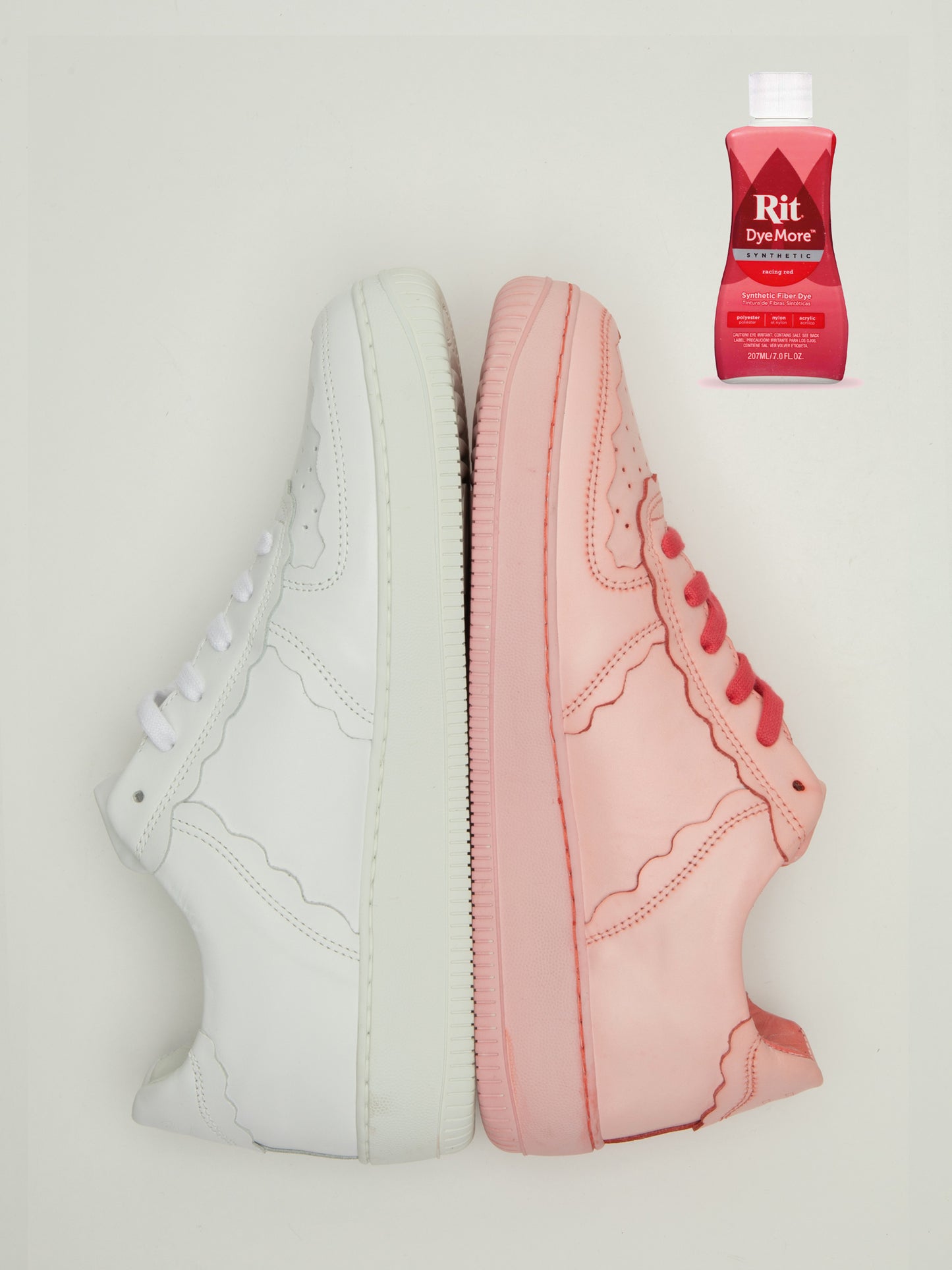 "BAPTISM" RACING RED SNEAKER